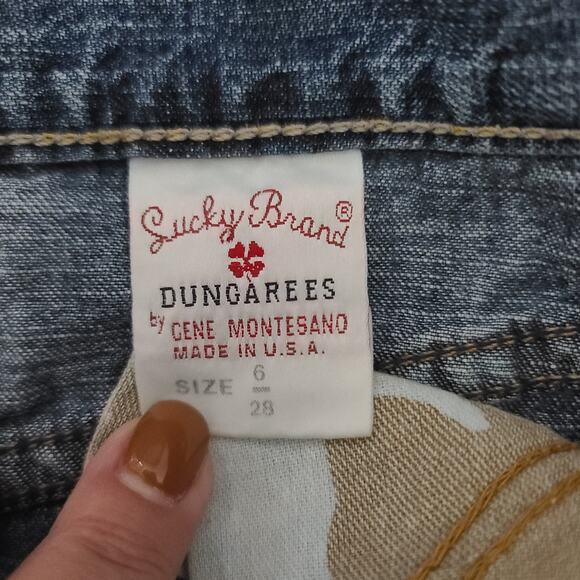 Lucky Brand Vintage Denim maxi women's jean skirt blue Size 6 Y2K 100% cotton - Picture 8 of 9